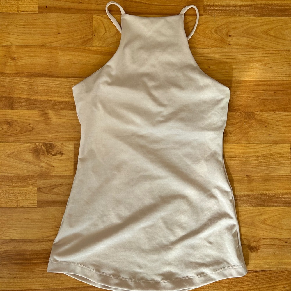 Olympia Activewear ballet pink high-neck tank, S